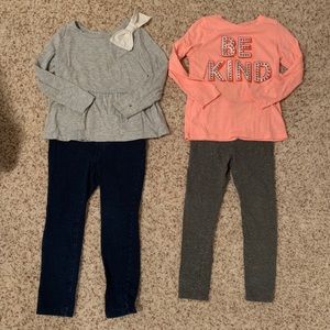 SOLD 4T Girls Outfit Bundle